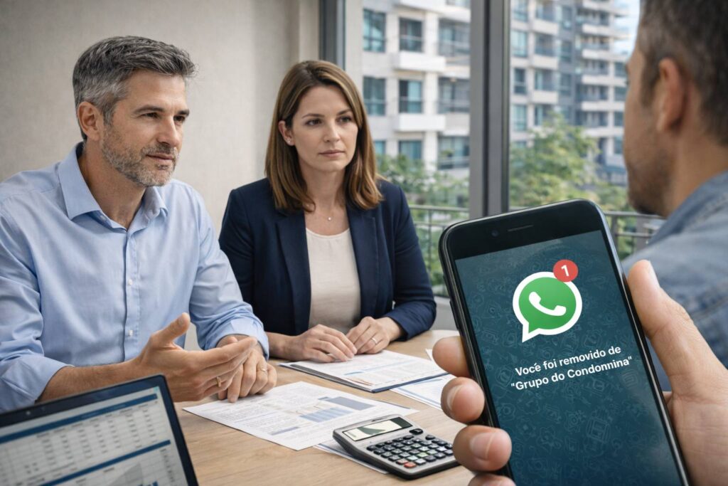 Síndico pode excluir morador do grupo de WhatsApp